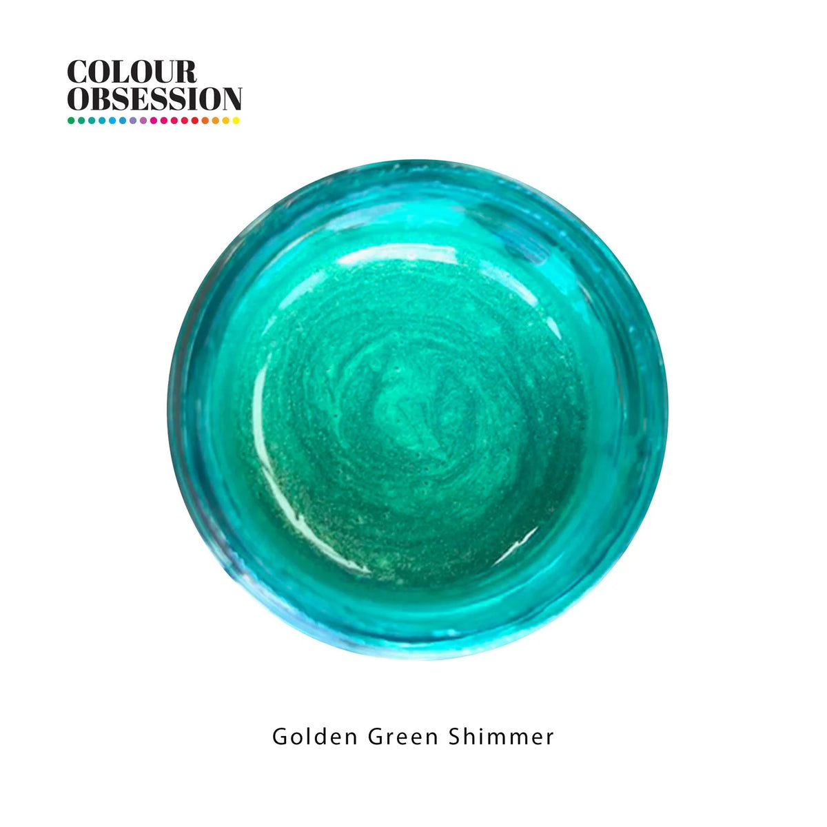 Golden Green Shimmer Epoxy Pigment Paste (CO)