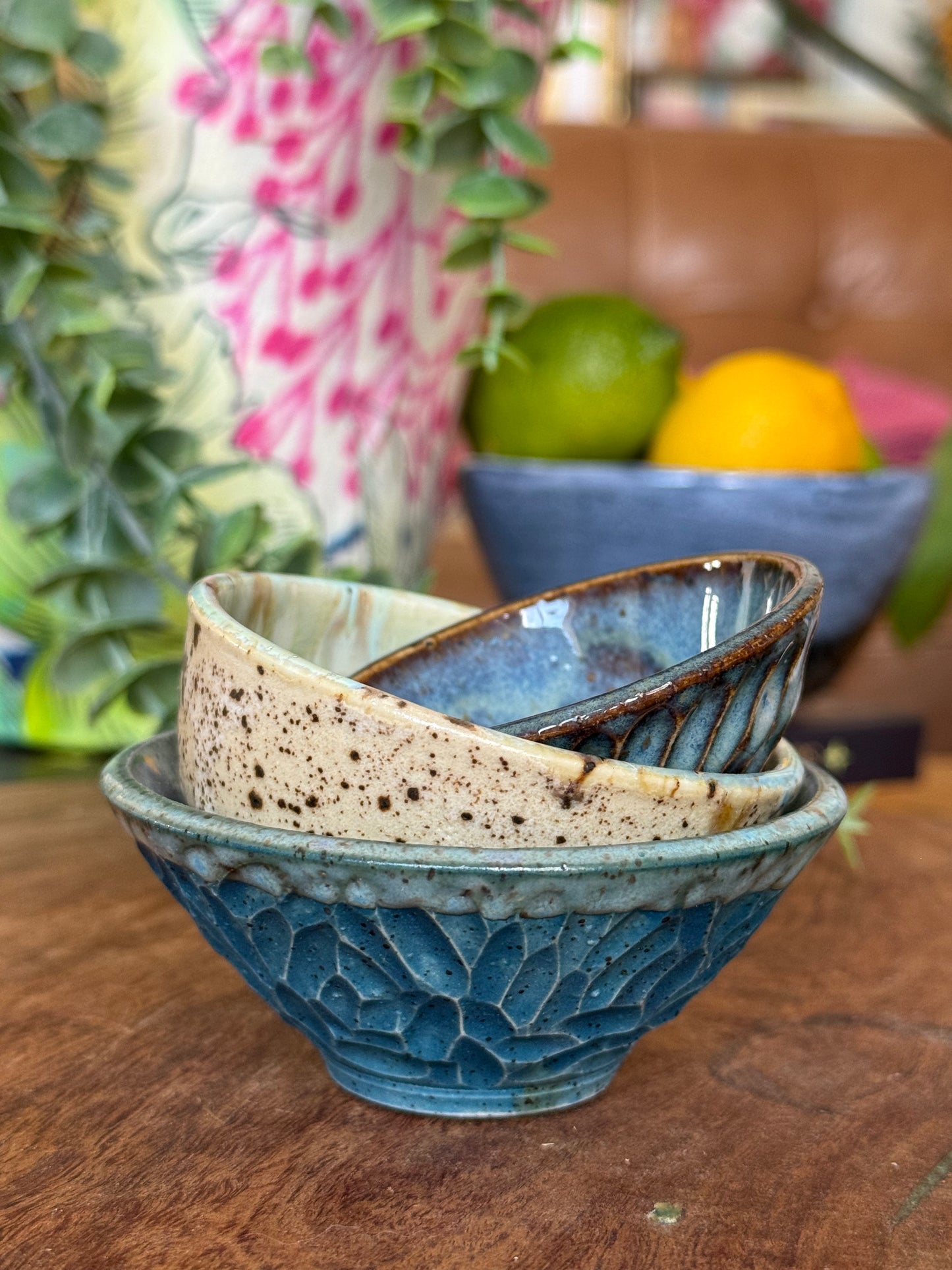 Blue Mini Ceramic Bowl