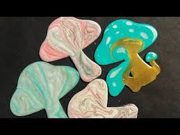Clear Mushroom Coasters (quantity and shape options)