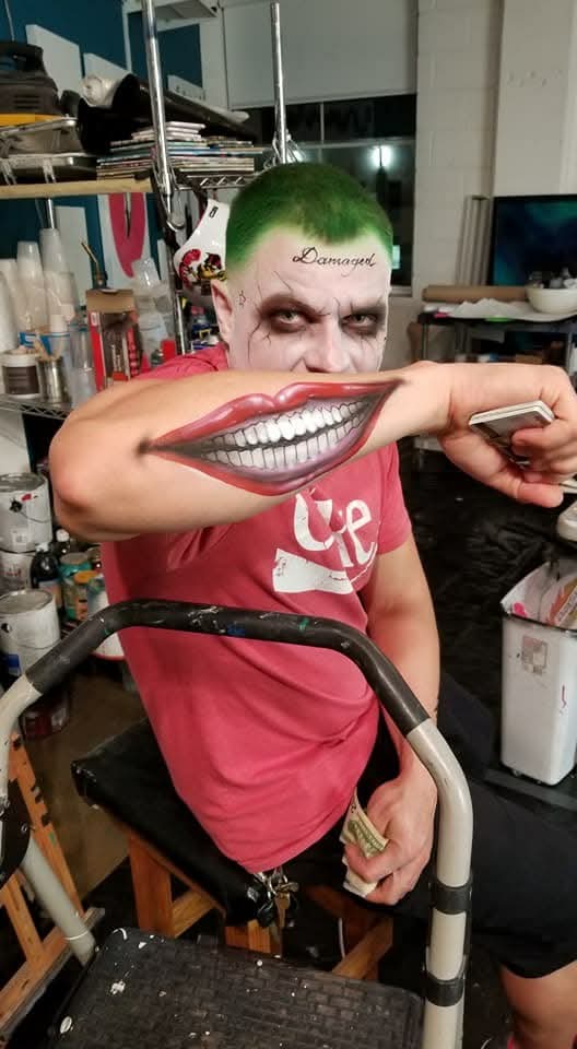 Face and body painting artwork