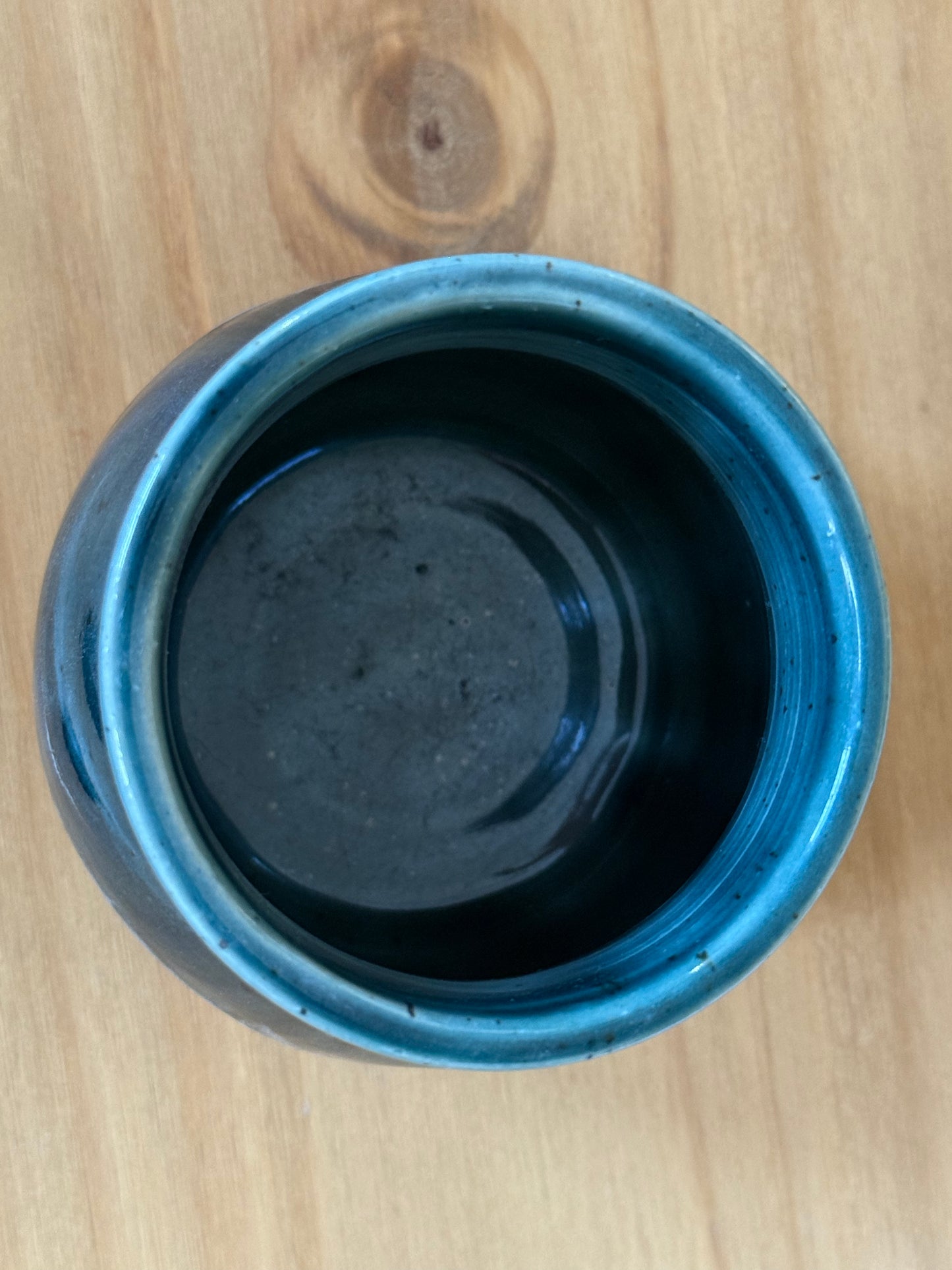 glazed vase