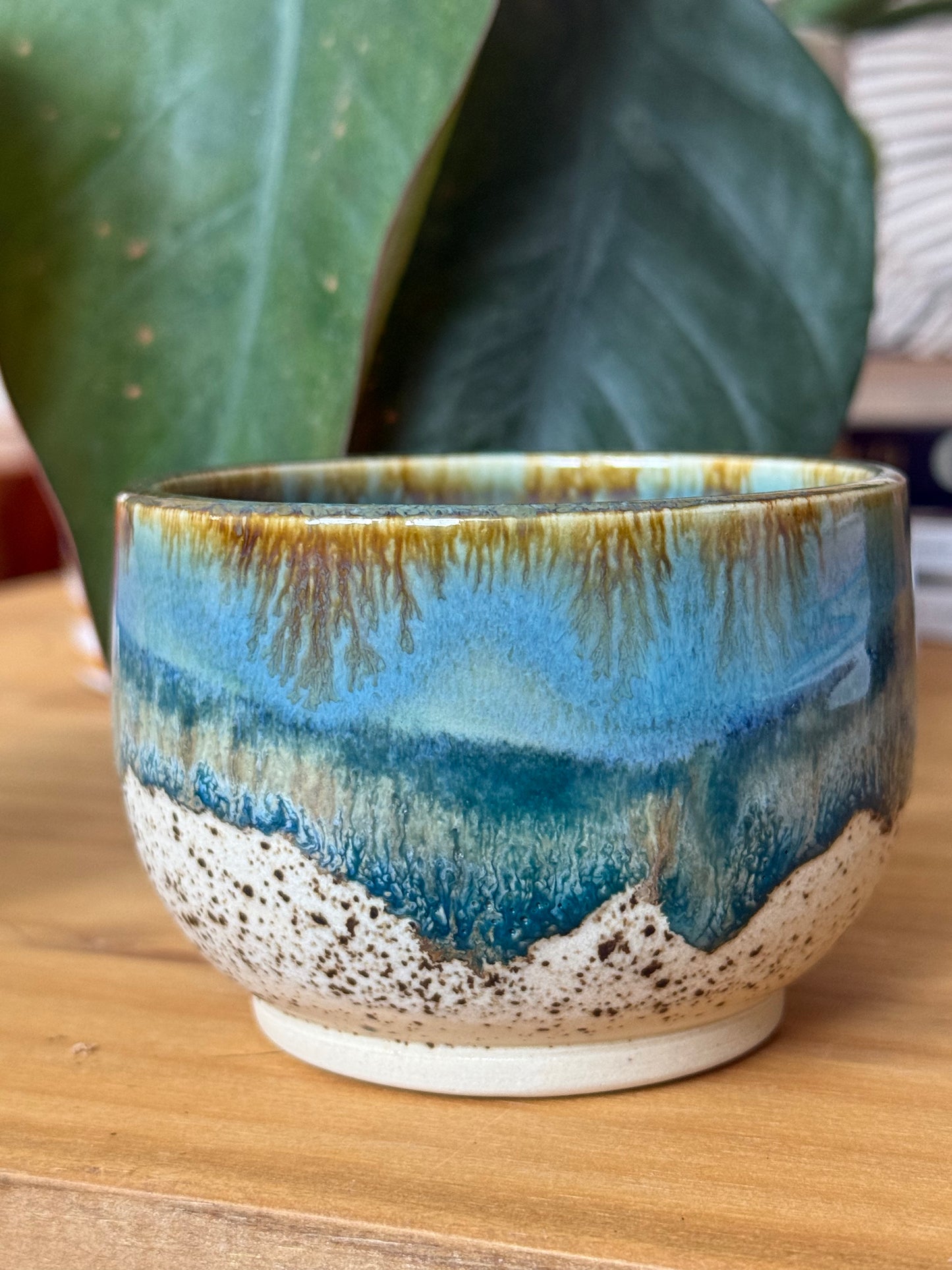 glazed cup