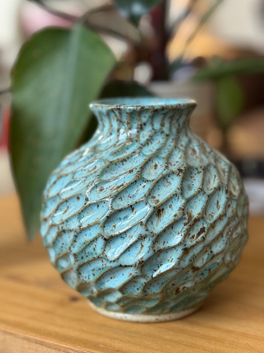 turquoise vase