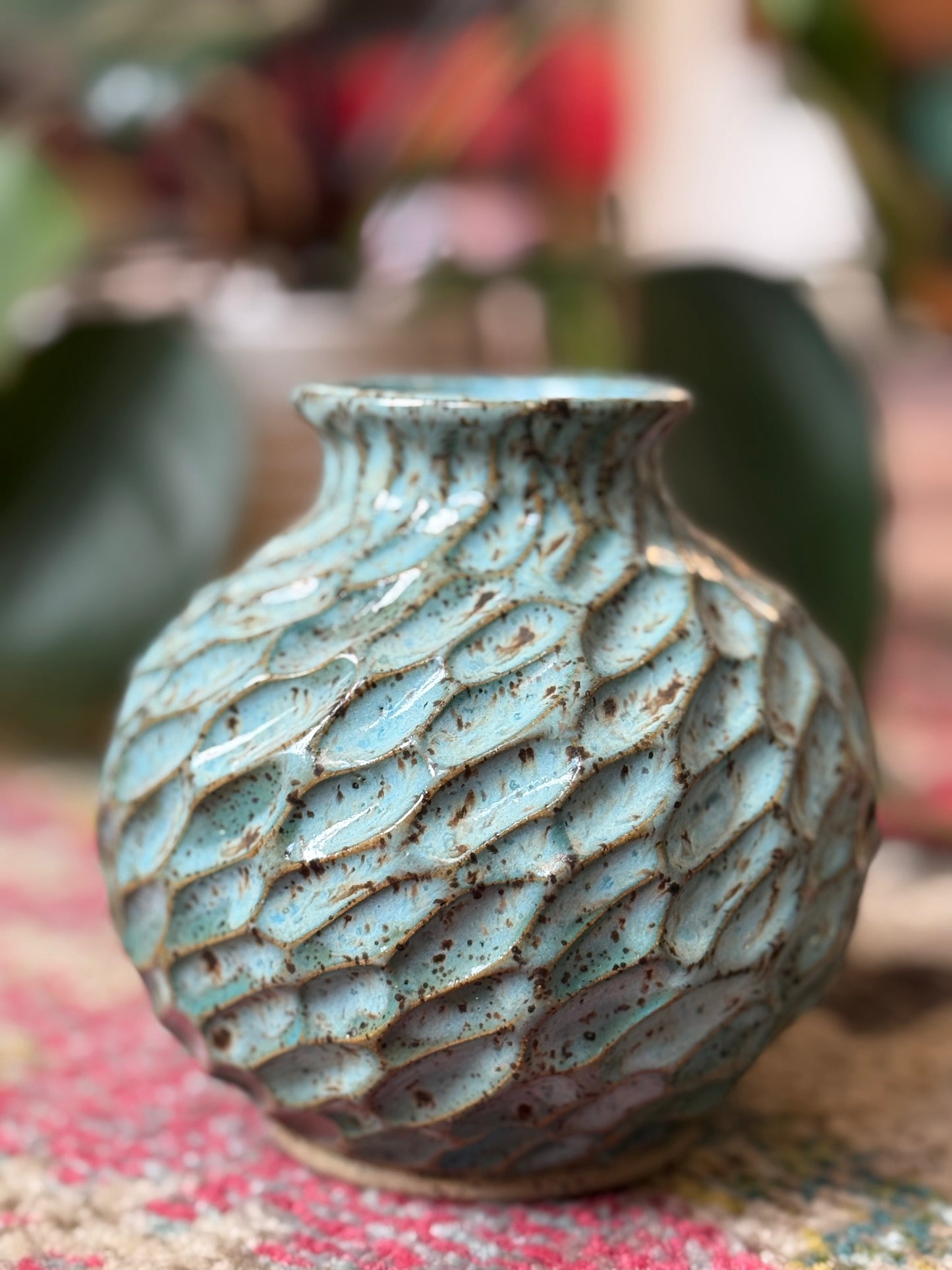 turquoise vase