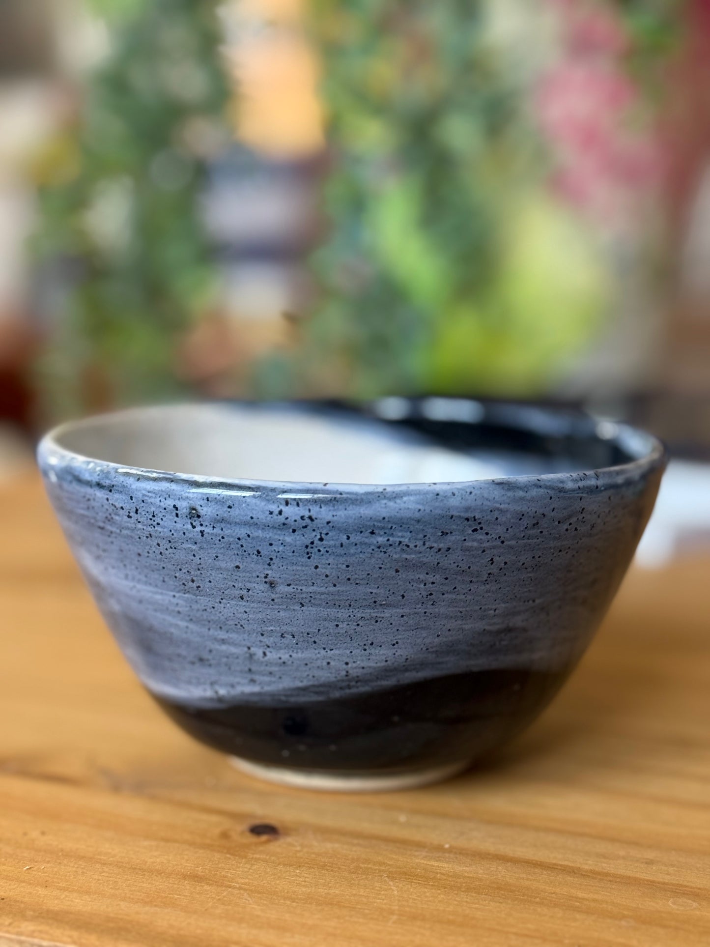 Black and White Swirl Bowl