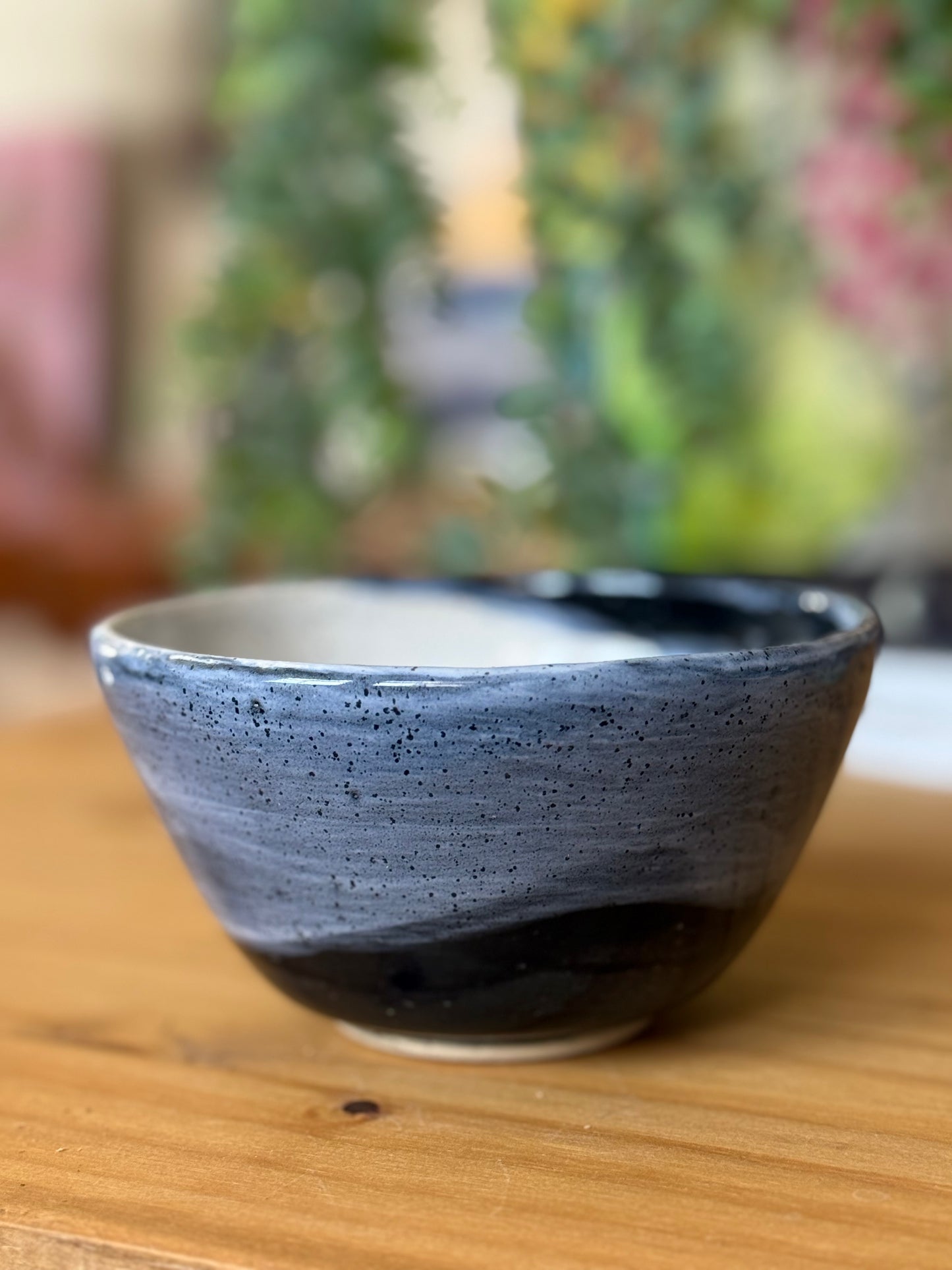 Black and White Swirl Bowl
