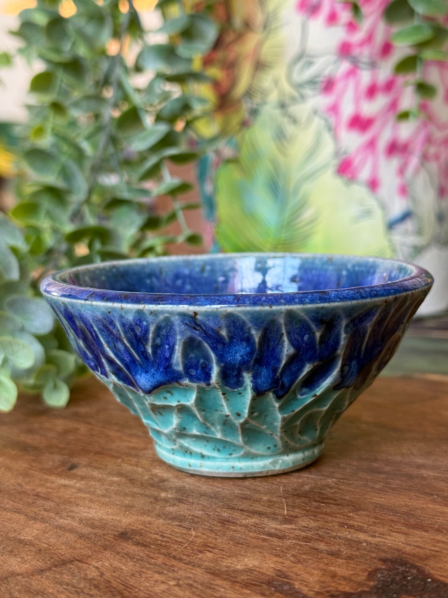 Blue Mini Ceramic Bowl