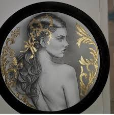 10'' Framed Round Cradleboard