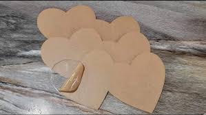 Clear Double Heart Trivet