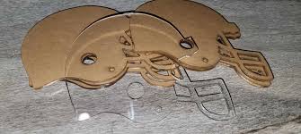 Clear Helmet Coasters (Quantity Options)