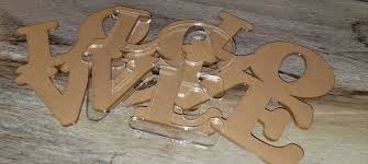Clear Love Coasters (Quantity Options)