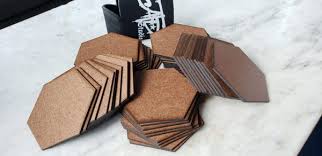 HEXAGON Blank MDF Coaster Set of 50