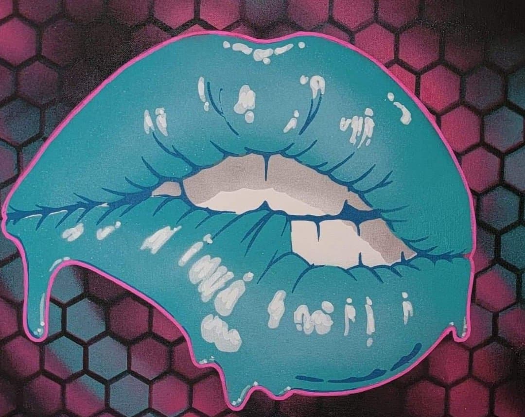 Lip Bite Stencil (DOWNLOAD ONLY)