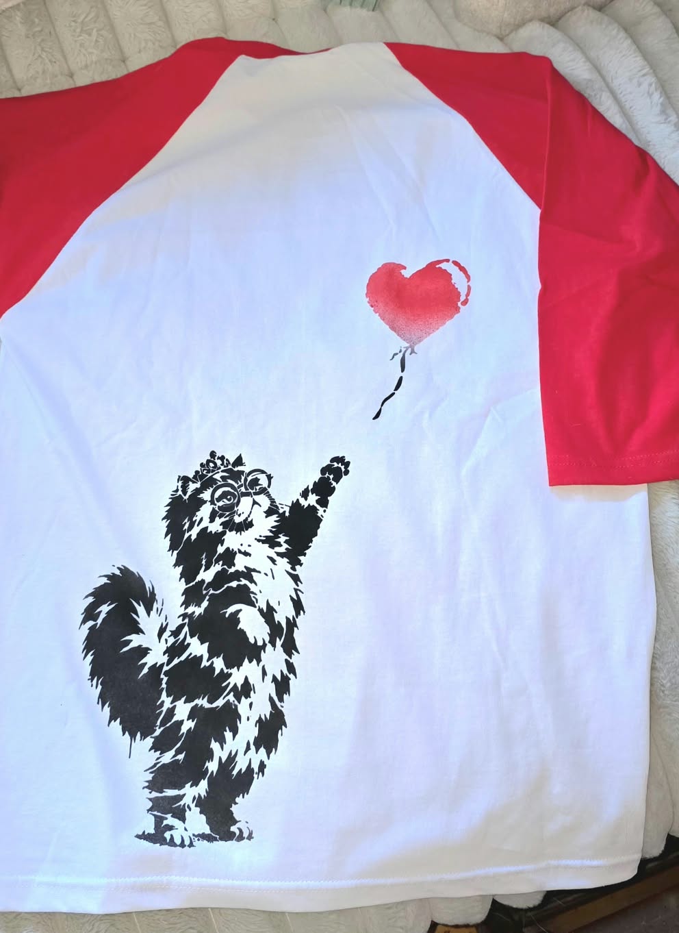 Princess Donut & Heart Balloon Graphic Shirt