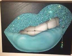 Crystal Snarl Lip Painting (Small)